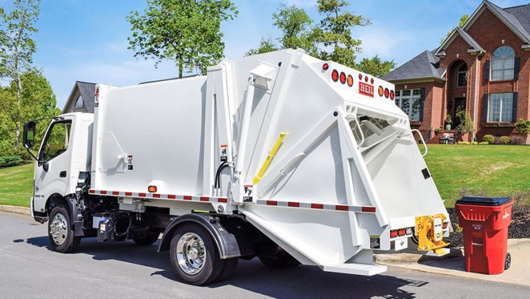 Heil introduces small mini rear loader garbage trucks with under cdl body