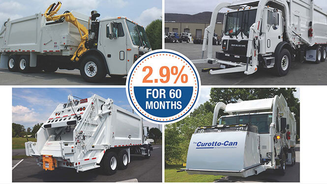 Get garbage truck financing for easy loans for trash truck purchase