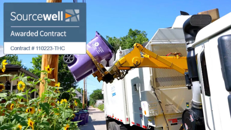 Buy your garbage trucks through Sourcewell purchasing