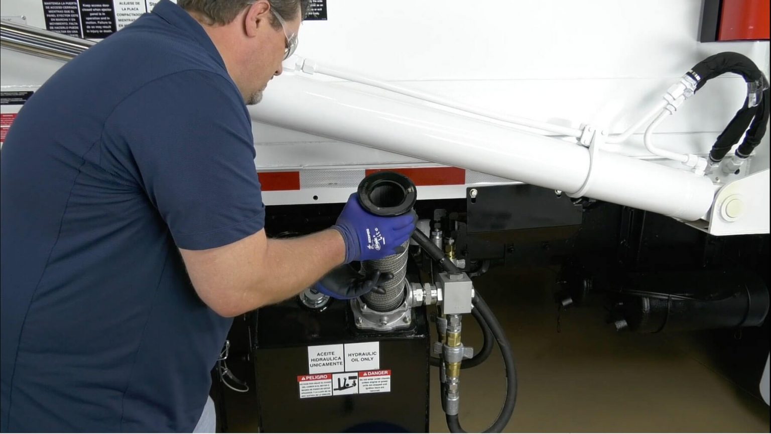 How To Change Hydraulic Filters On A Frontloader Tutorial Video