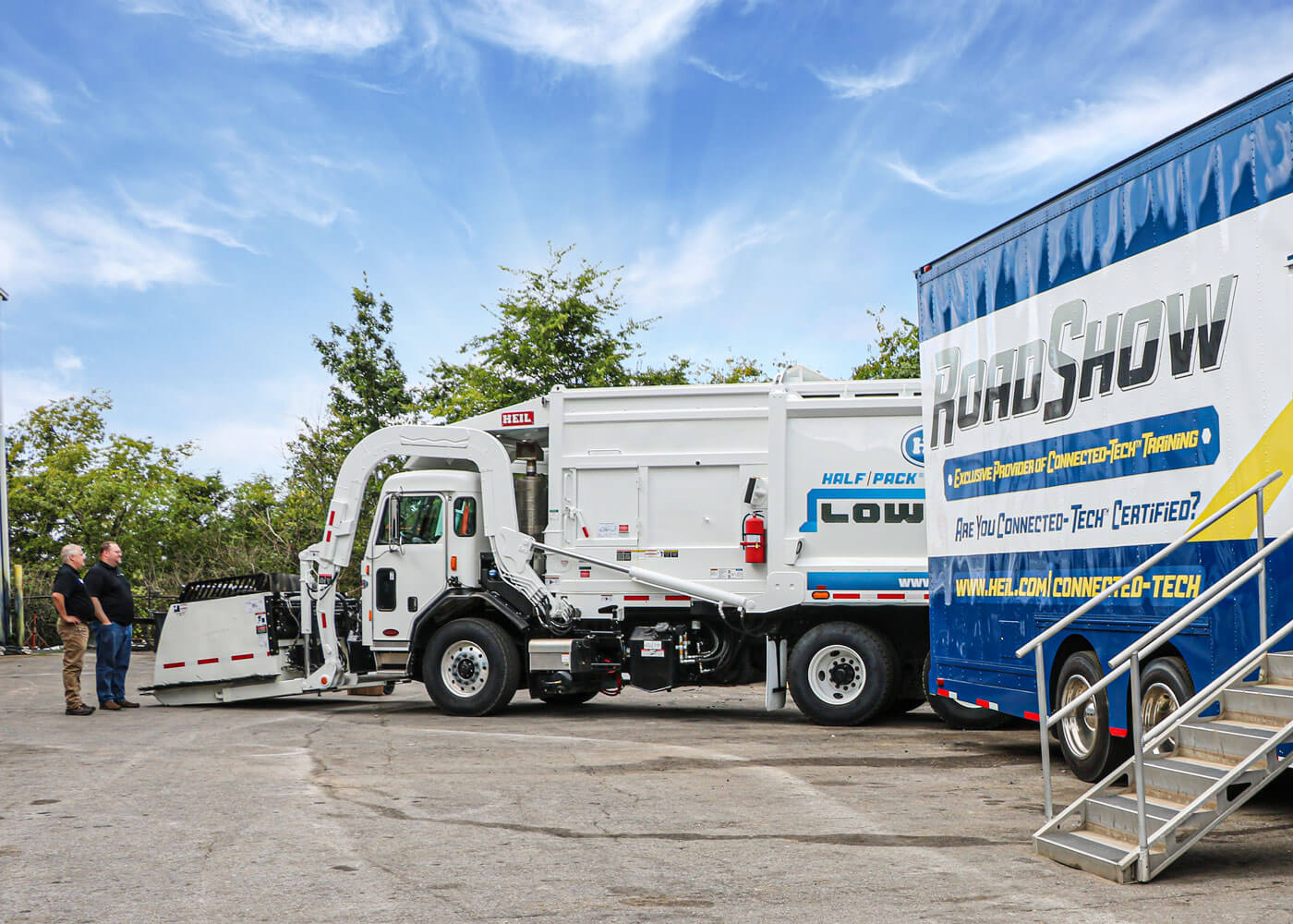 Heil garbage truck support training through tech services support team