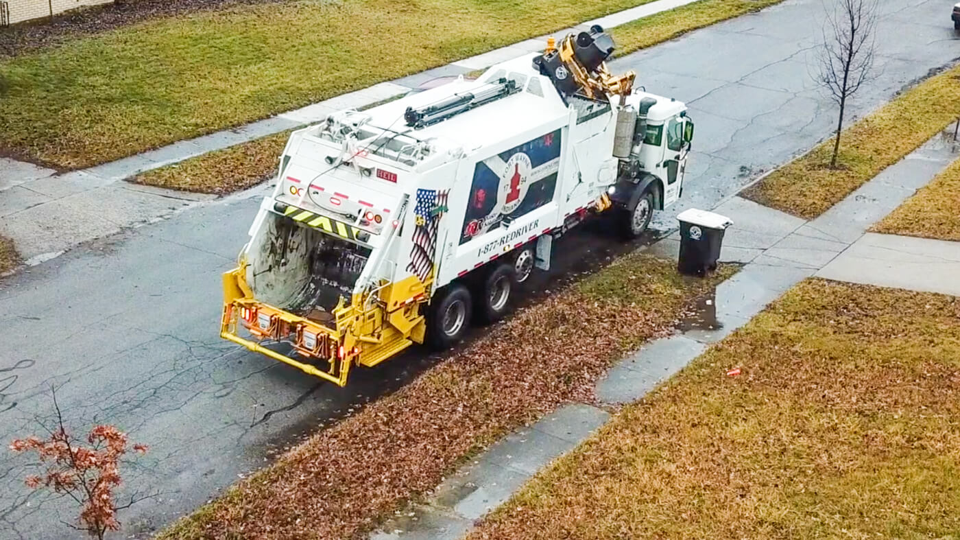 MultiPack Sideload Garbage Truck Video