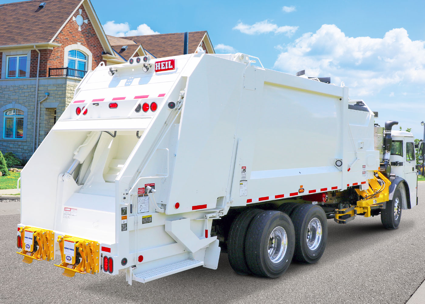 MultiPack Side Load Garbage Trucks - Sideload Trash Trucks