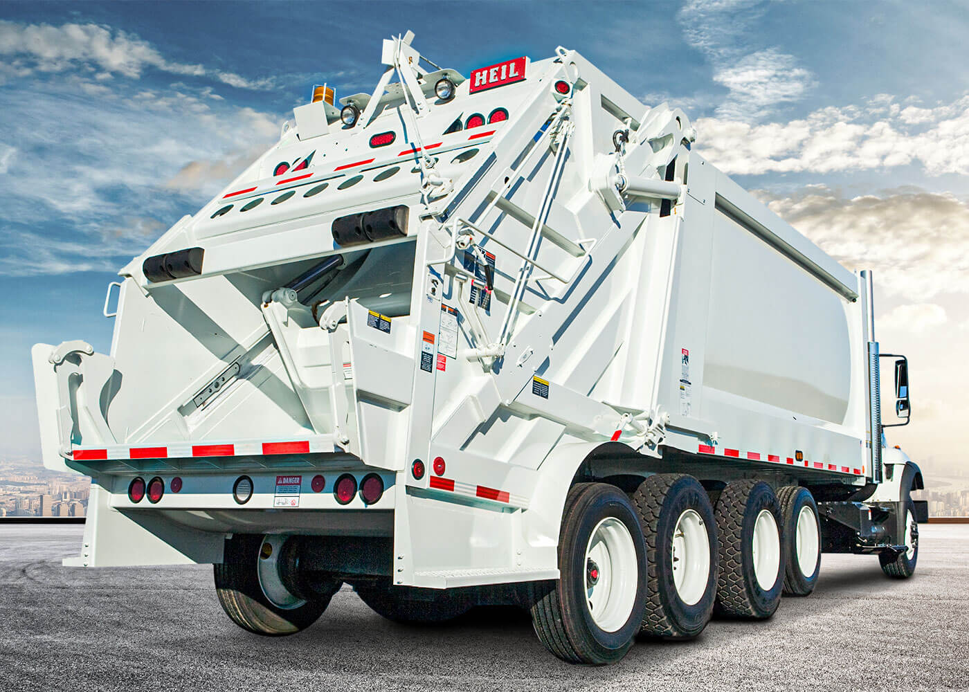 PowerTrak Plus Commercial Rear Loader Garbage Truck