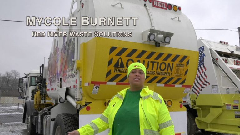 Red River Waste garbage truck testimonial video