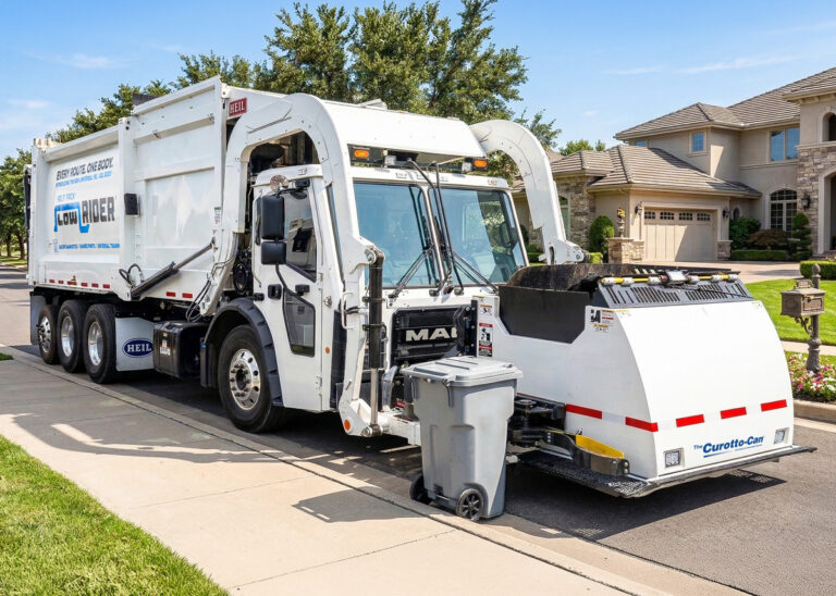 LowRider Residential frontload automated frontloader garbage truck