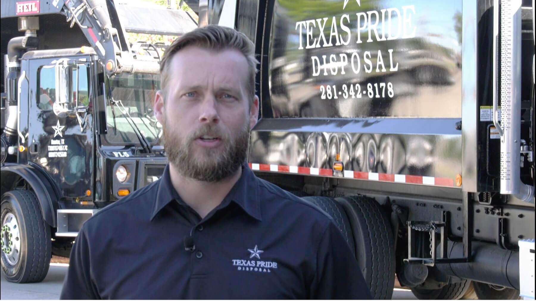 Texas Pride Disposal garbage truck from Heil of Texas video
