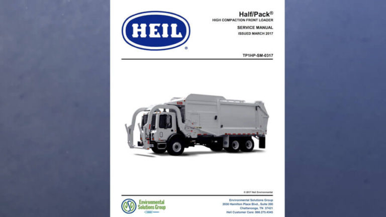 How to use Heil Garbage Trucks Parts Services manuals