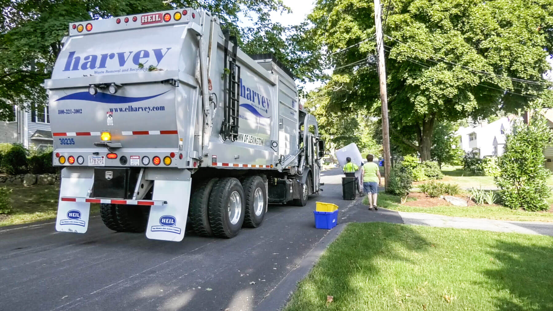 EL Harvey Garbage Truck Video