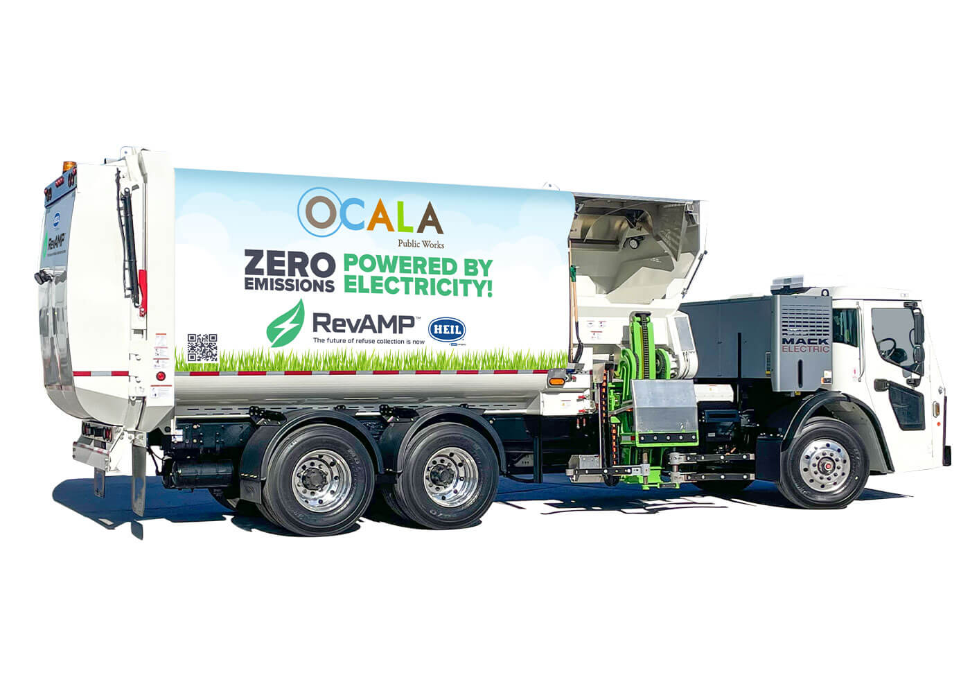 RevAMP All Electric Garbage Truck Body