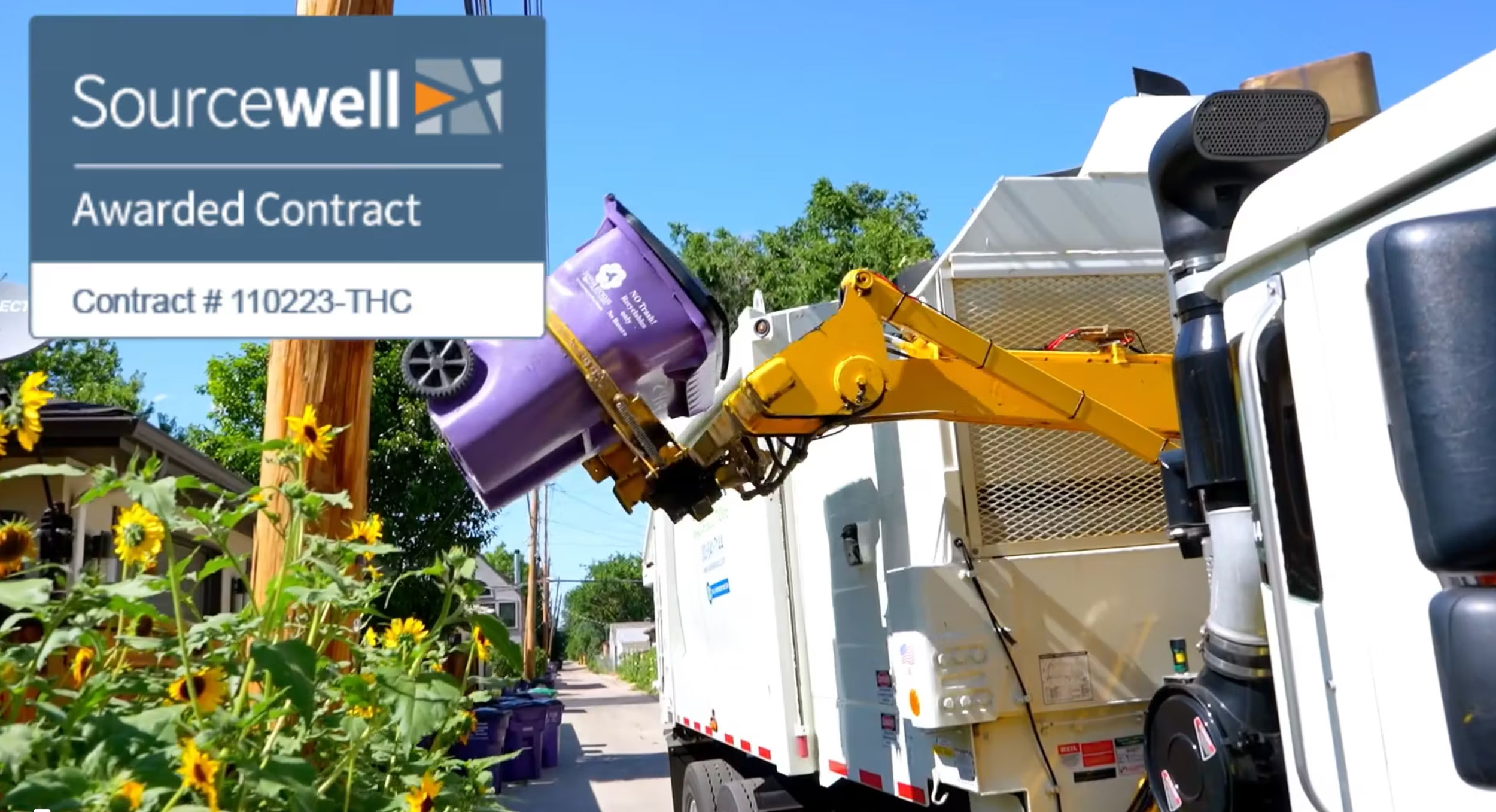 Buy garbage trucks and trash trucks through Sourcewell