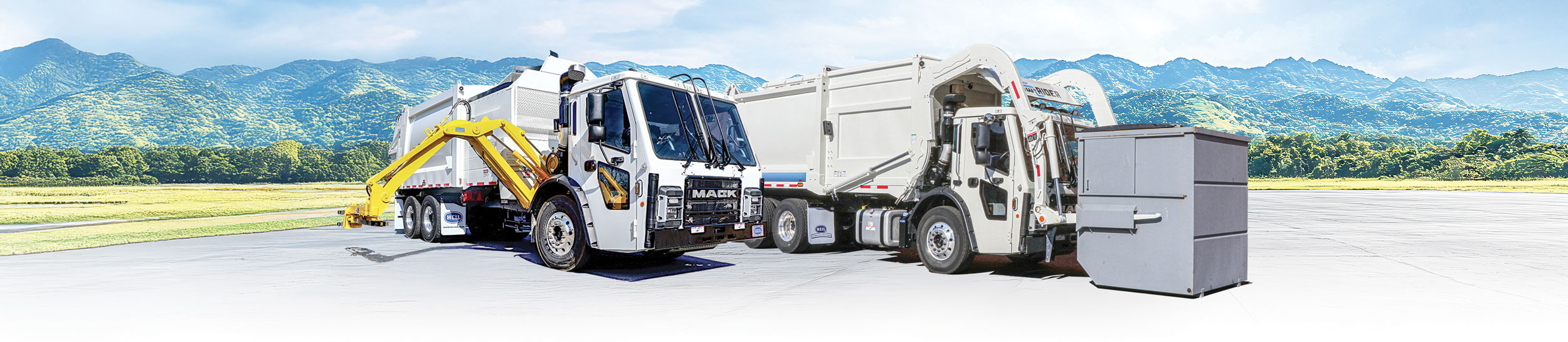 Heil DuraPack Python sideload garbage truck