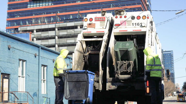 City of Raleigh NC Garbage truck video
