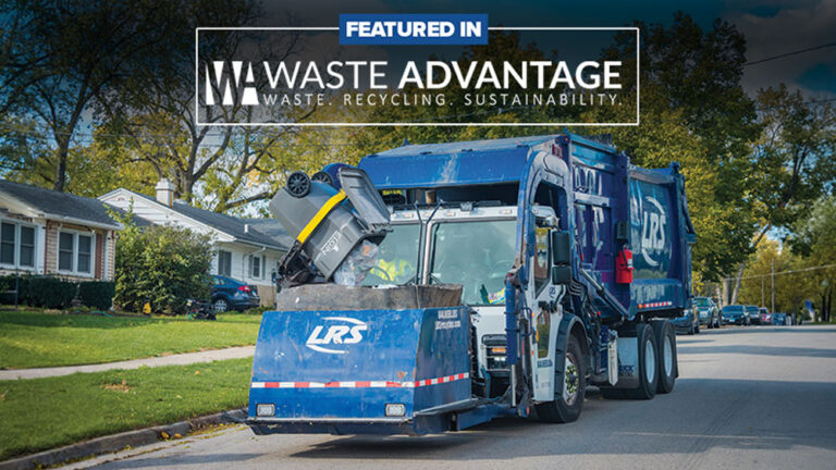 LRS Heil Garbage Truck and Curotto Can featured in Waste Advantage