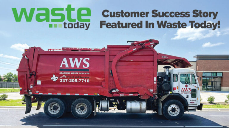 Heil customer Acadiana waste in Waste Today magazine