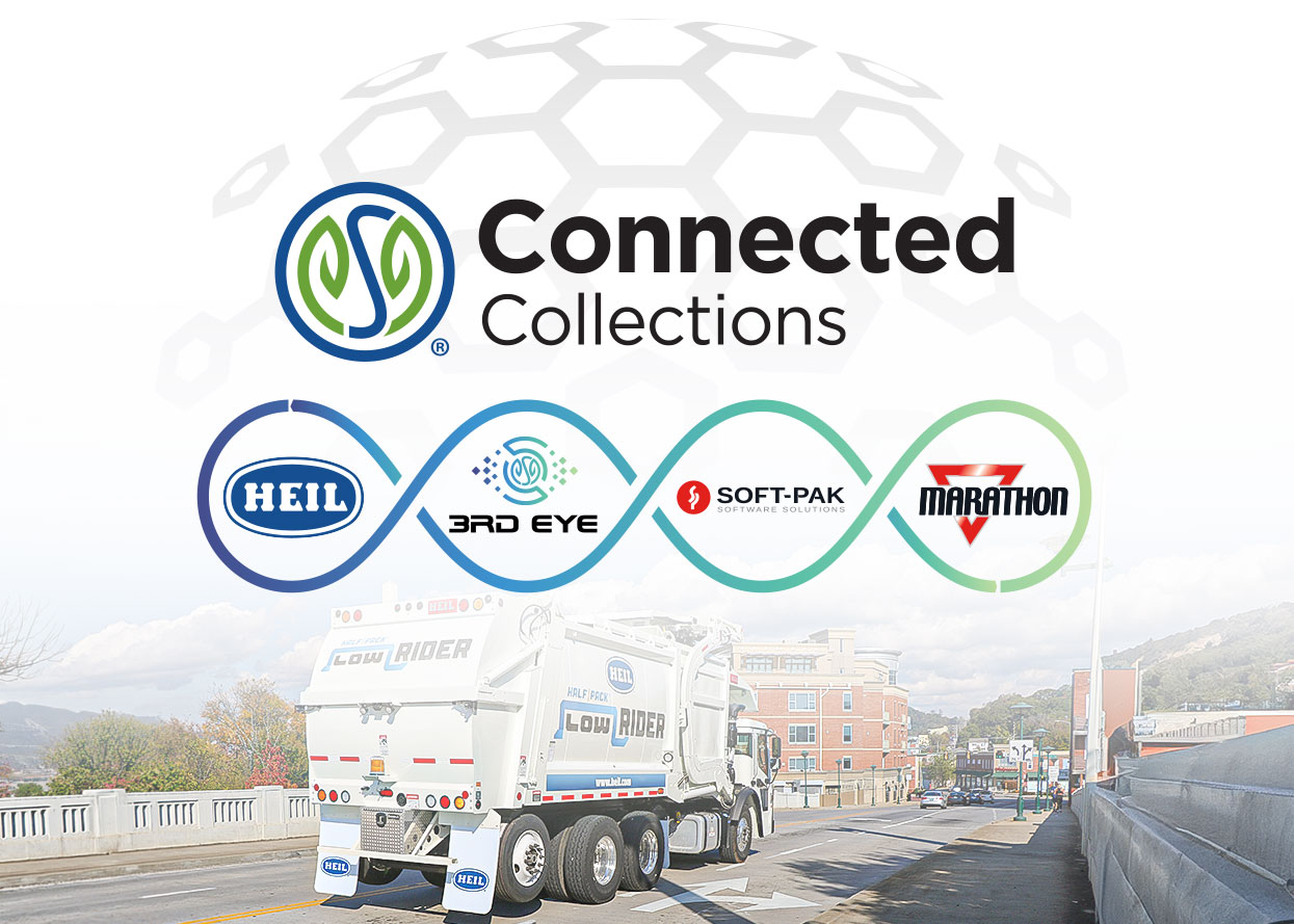 Connected collections garbage truck technology with ai