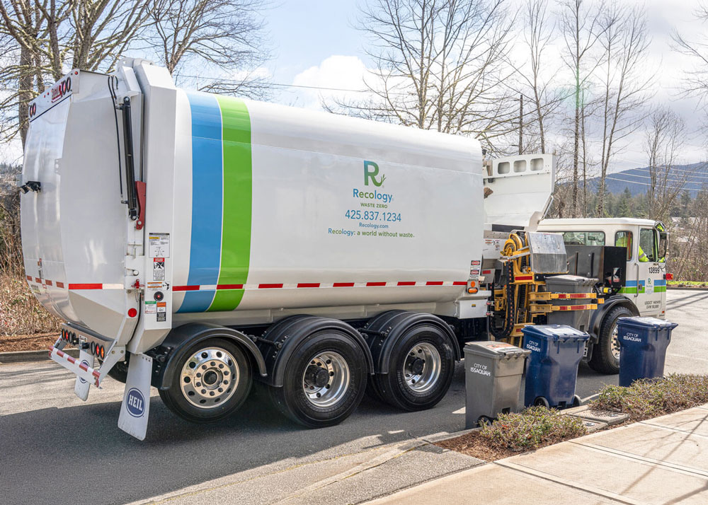 What are the best alternative energy garbage trucks image