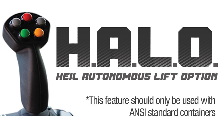 HALO autonomous controls for front load garbage truck