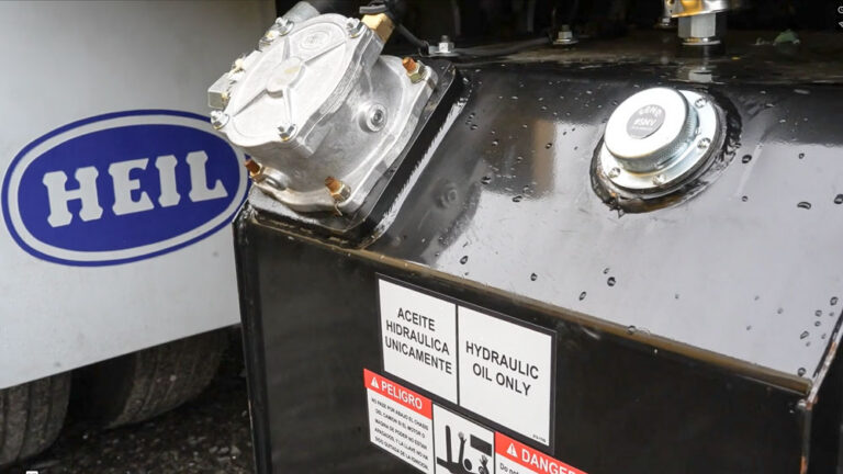 Proper hydraulic oil temperature for garbage trucks