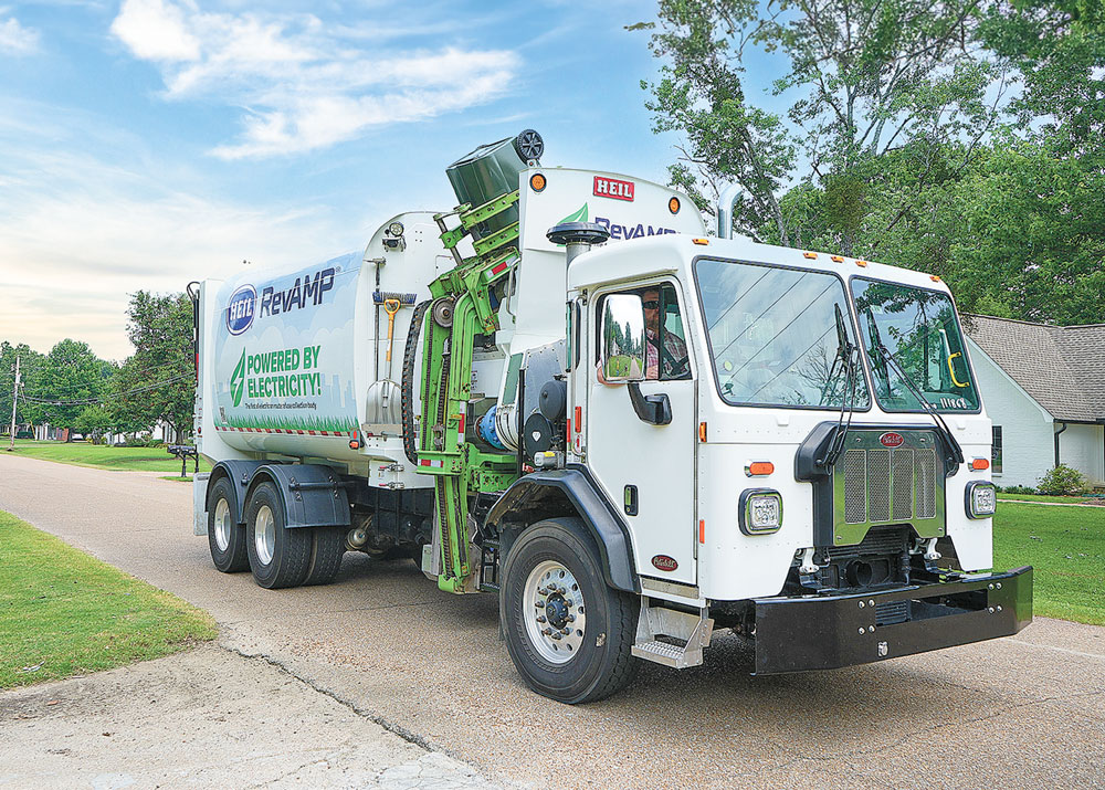Heil RevAMP electric garbage truck