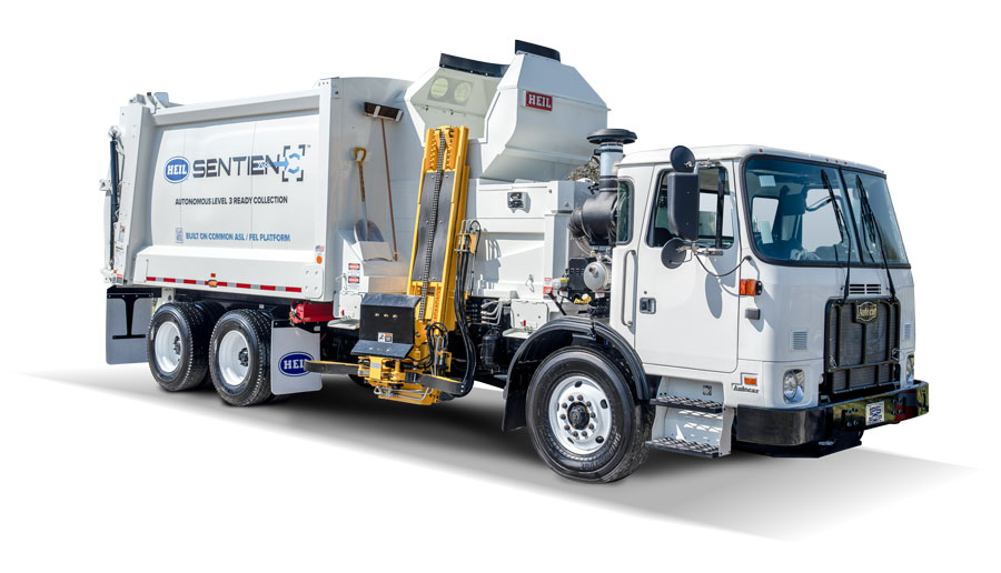 Heil Sentien automated side load garbage truck