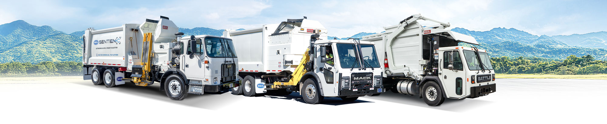 Common body garbage truck platform