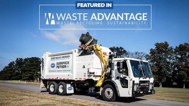 Heil common garbage truck body sideload frontload article in Waste Advantage